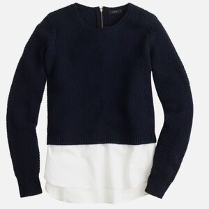 J.CREW Women's Shirttail Crew neck Sweater Size Medium